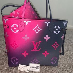 Louis Vuitton Midnight Fushia Neverfull MM